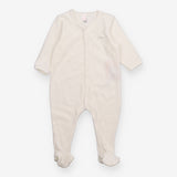 Sleepsuit Velour White