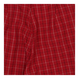 rag & bone Simone Plaid Pants Red Trousers UK 8