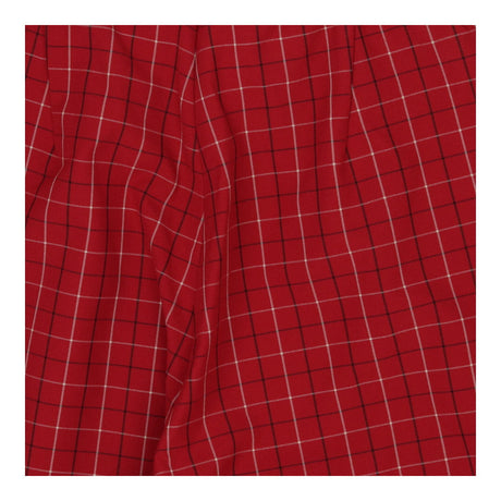 rag & bone Simone Plaid Pants Red Trousers UK 8