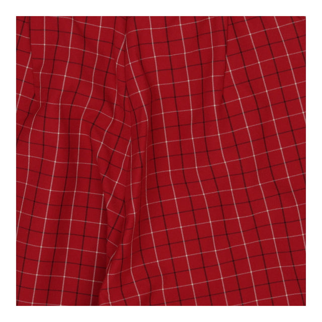 rag & bone Simone Plaid Pants Red Trousers UK 8