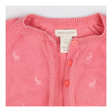 Pink Cardigan with Bunnies