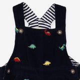 Navy Corduroy Dinosaur Dungarees