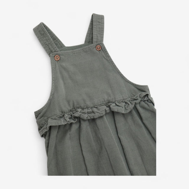 Dungaree Cord Khaki Frill Waist
