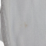 Trousers baby blue ribbed with brown buttons