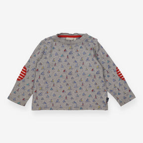 T-shirt long sleeve sailboat 