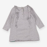 Dress grey jersey spot swan with crown