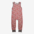 Dungarees pink white bunnies
