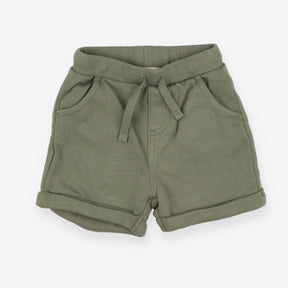 Green jersey shorts