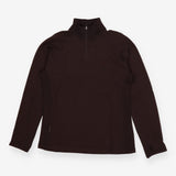 Icebreaker merino wool 1/4 zip sweater brown