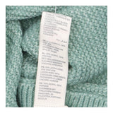 Mint Green Textured Knit Jumper With Side Buttons