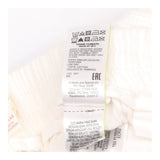 White Trousers Double Gauze Cotton Ankle Length Be