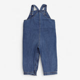 Dungarees Blue Denim with Gold Poppers