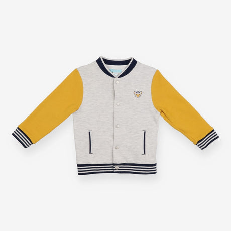 Grey and mustard jersey Bomber Bear Face
