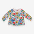 T-Shirt Long Sleeve Collared Flowers and Bees