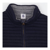 Gilet Padded Navy with Blue Stripe Lining