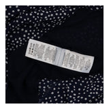 Nursing Dress Navy White Spot Floaty Sleeve Midi