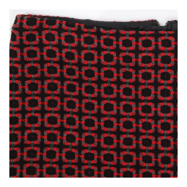 M&S Collection Red Textured Wool Mini Skirt