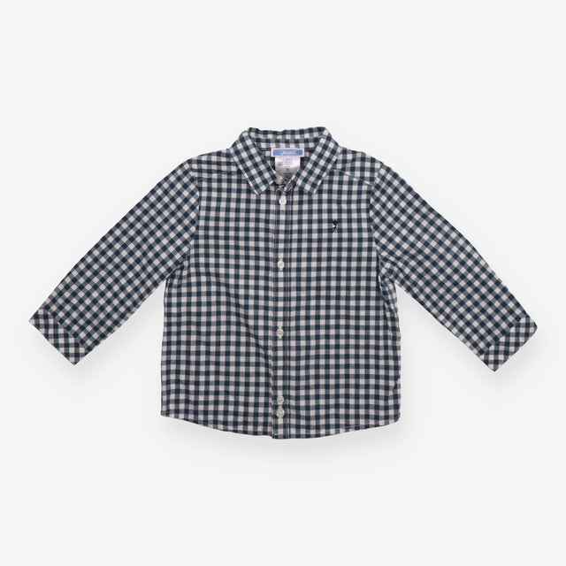 Shirt Long Sleeve Blue Check