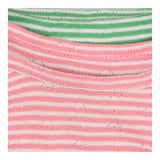 Pink and Green Striped Bodysuits