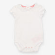 Bodysuit White with Lace Collar