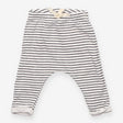 Leggings white small blue stripe