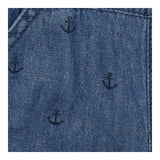 Denim Shortie Dungarees with Anchors