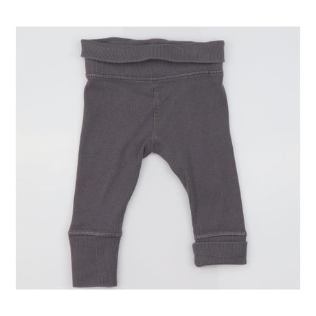 Dark Grey Ribbed Bodysuit and Leggings Outfit