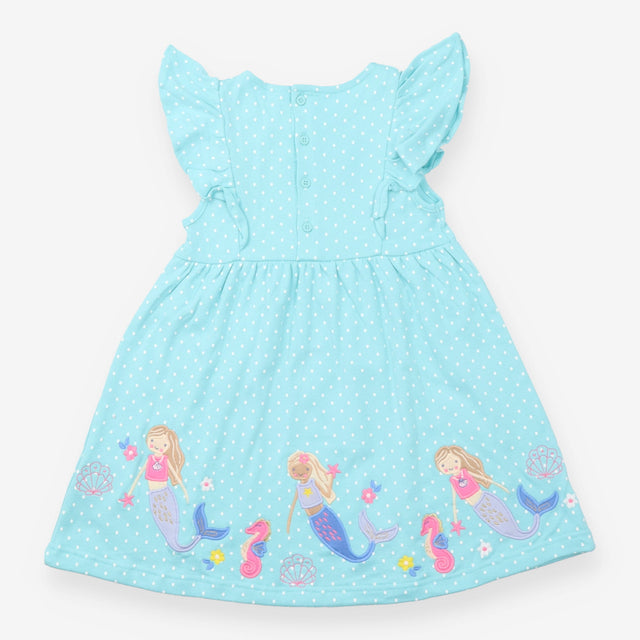 Blue Spotty Mermaids Dress