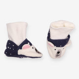 Polar bear baby slippers