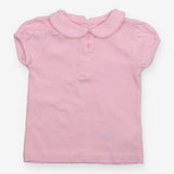 Collar Tee Short Sleeve Light Pink