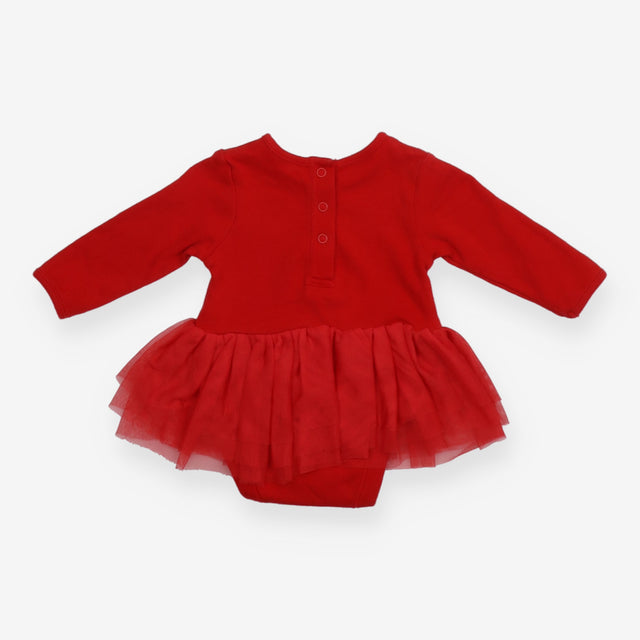 Red festive bodysuit tutu