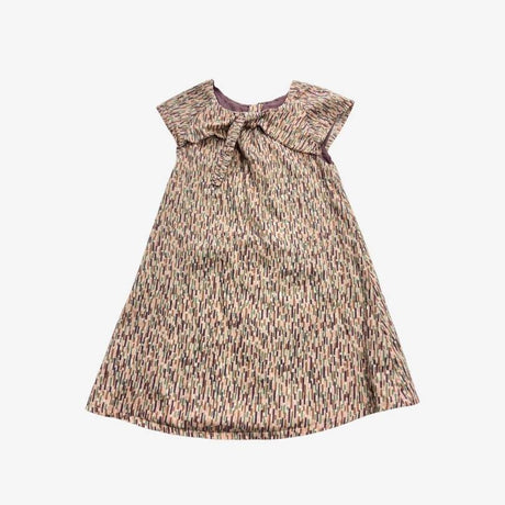 Abstract Dash Bow Dress
