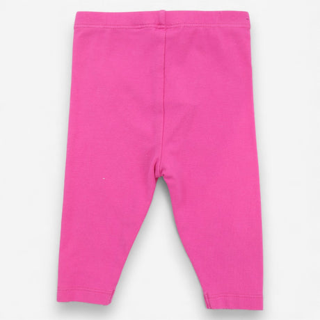 Leggings Pink with White Bunny Logo
