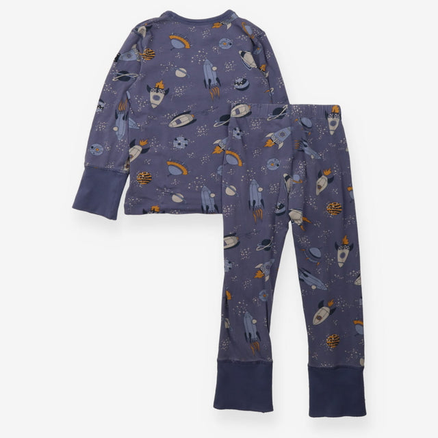 Pyjamas purple planets jersey