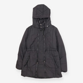 Maternity Light Puffer Coat Black