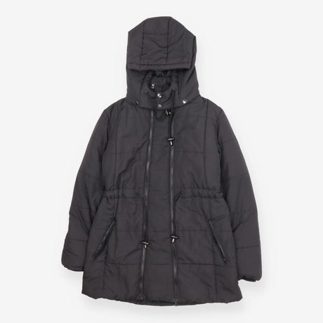 Maternity Light Puffer Coat Black