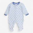 Sleepsuit blue elephants