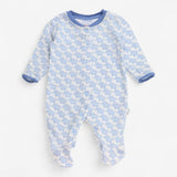 Sleepsuit blue elephants