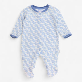 Sleepsuit blue elephants