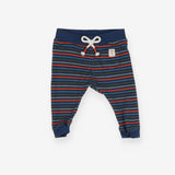 Joggers striped with white string bow
