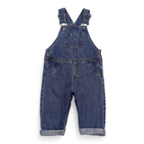Dungarees Blue Denim with Silver Buttons