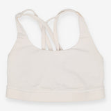 Lululemon White and Nude Sports Bra