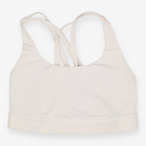 Lululemon White and Nude Sports Bra