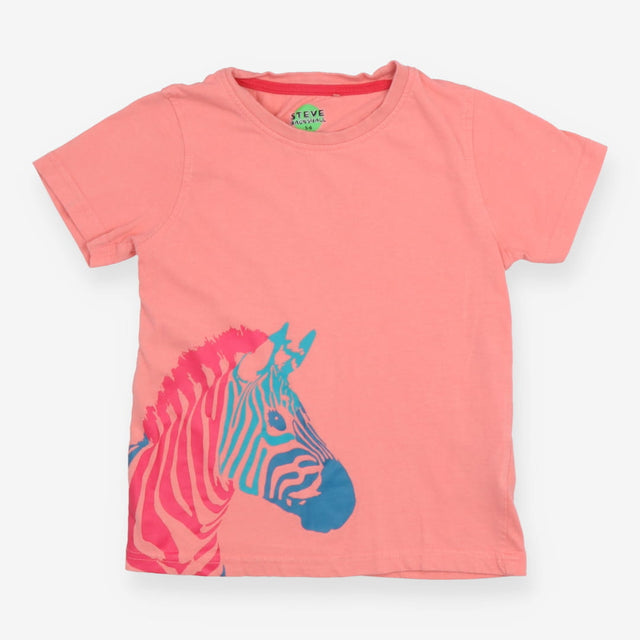 Tee SS orange Steve Backshall zebra