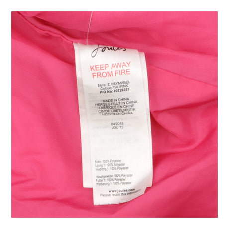 Pink Quilted Coat Floral Lining Pink Rabbit 