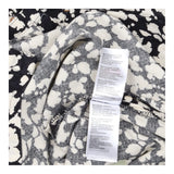 Shirt Printed Long Sleeve Button Front Monocrome B