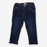Jeans orange stitching turn up