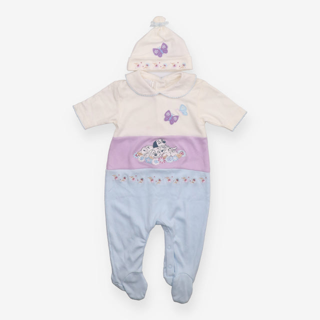Disney store 101 Dalmatians sleepsuit with hat