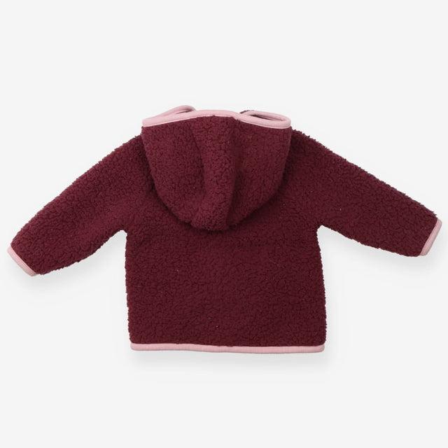 Hoodie Fleece Purple Bunny Applique