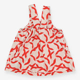 Dress and bloomers red